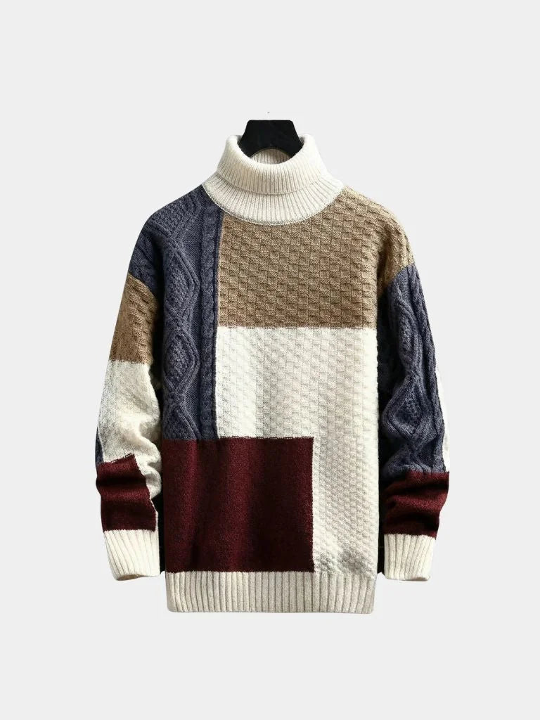 Mosaic Artisan Knit Sweater — Avelmontis
