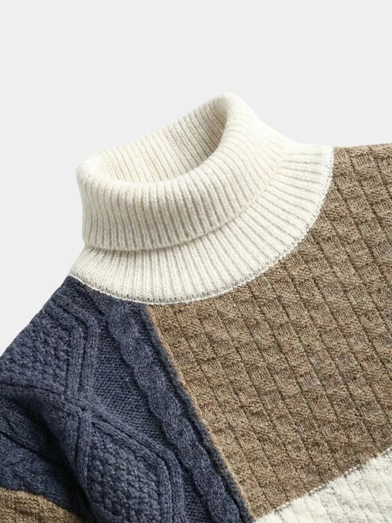 Mosaic Artisan Knit Sweater — Avelmontis