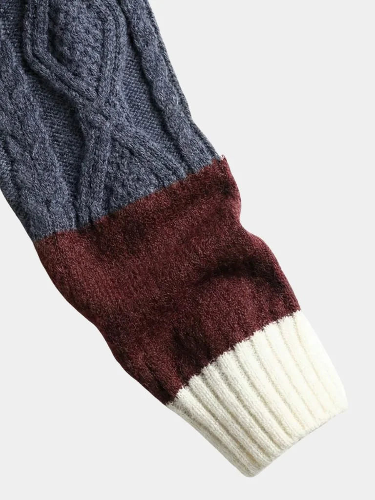 Mosaic Artisan Knit Sweater — Avelmontis