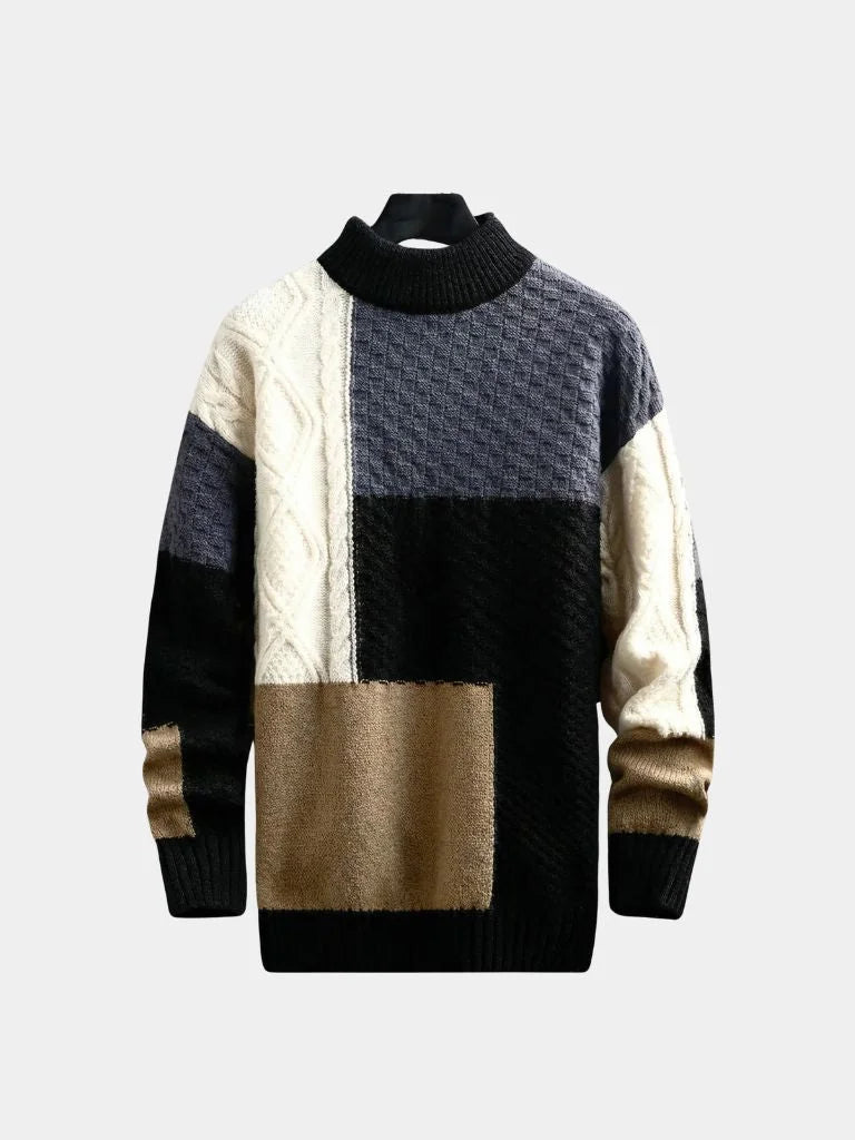 Mosaic Artisan Knit Sweater — Avelmontis