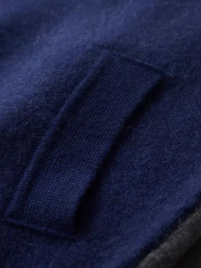 Navy Heritage Cashmere Set — Avelmontis
