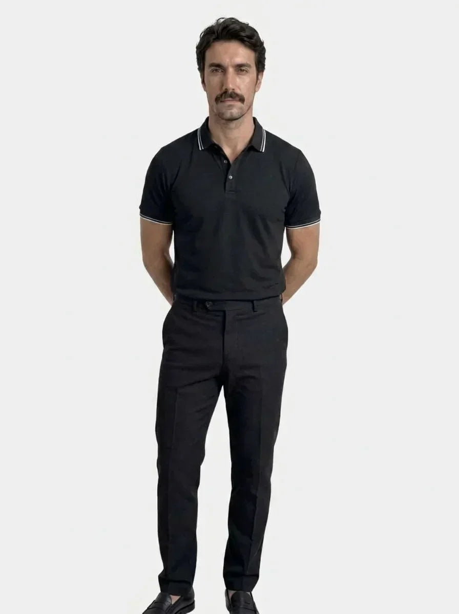 Obsidian Trim Polo — Avelmontis