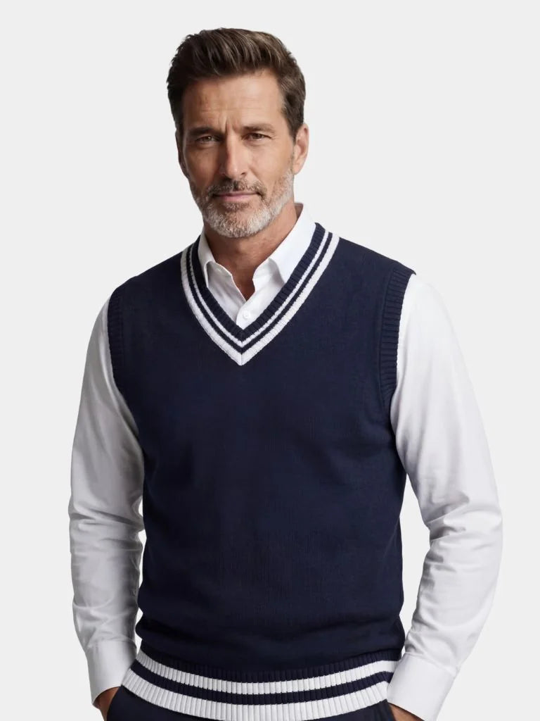 Old Money Essential Knit Vest — Avelmontis