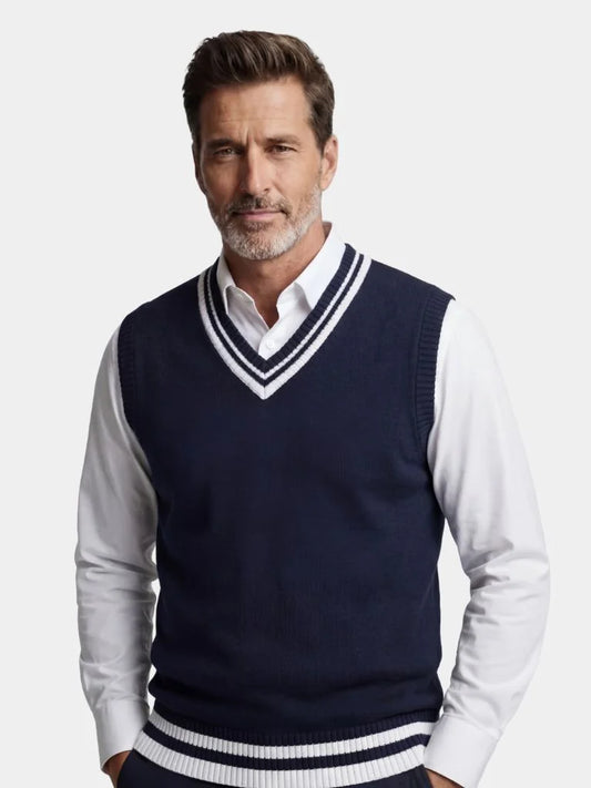 Old Money Essential Knit Vest — Avelmontis