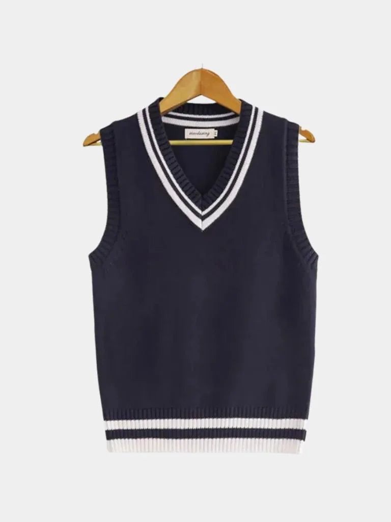 Old Money Essential Knit Vest — Avelmontis