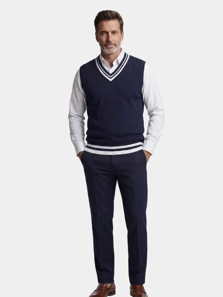 Old Money Essential Knit Vest — Avelmontis