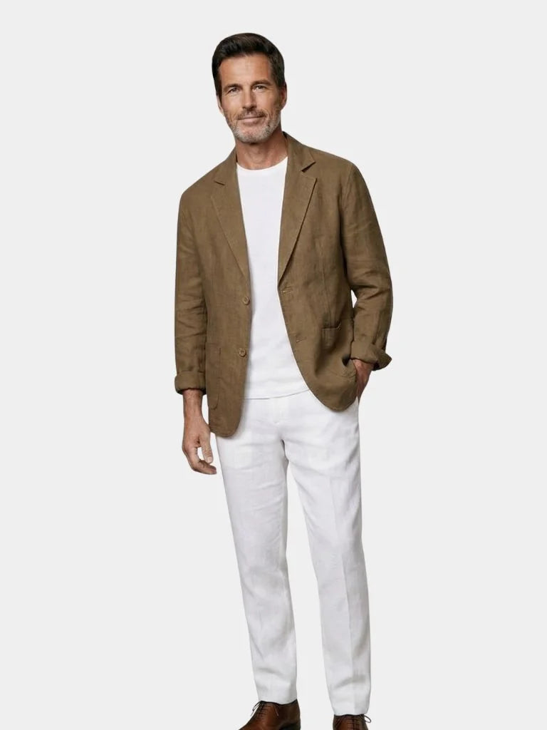 Oldbrook Summer Linen Blazer — Avelmontis
