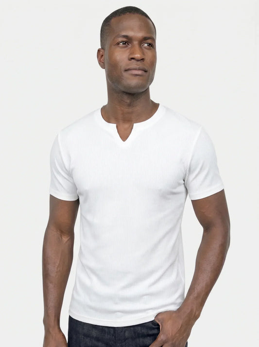 Precision Ribbed Muscle T-Shirt — Avelmontis