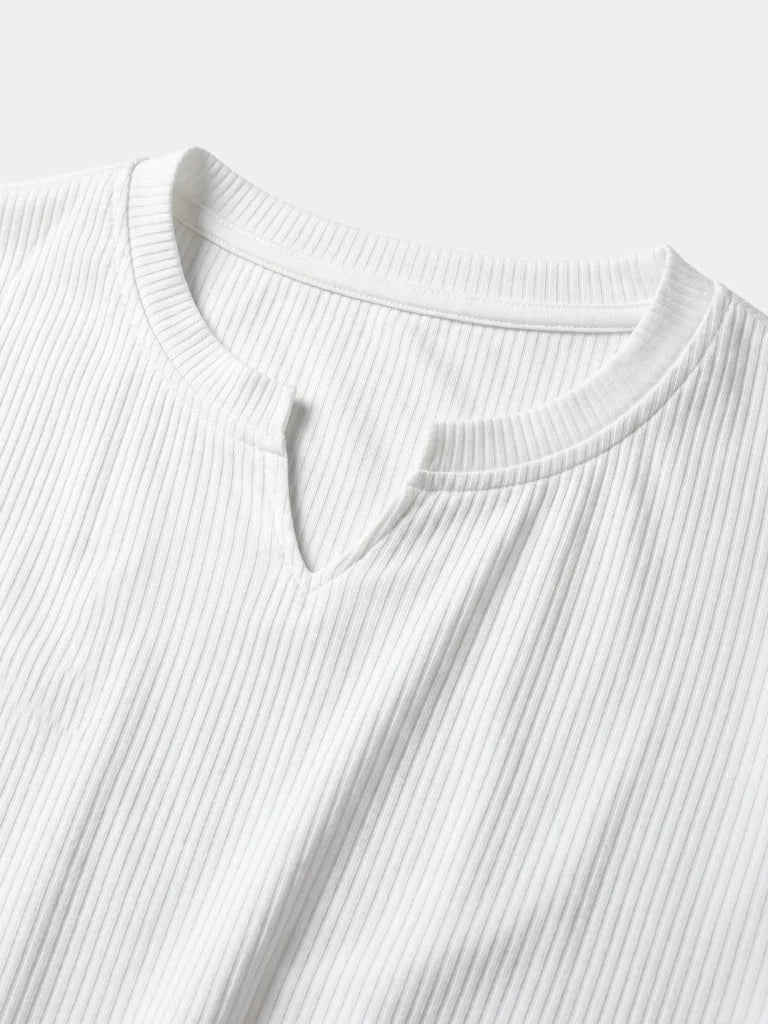 Precision Ribbed Muscle T-Shirt — Avelmontis