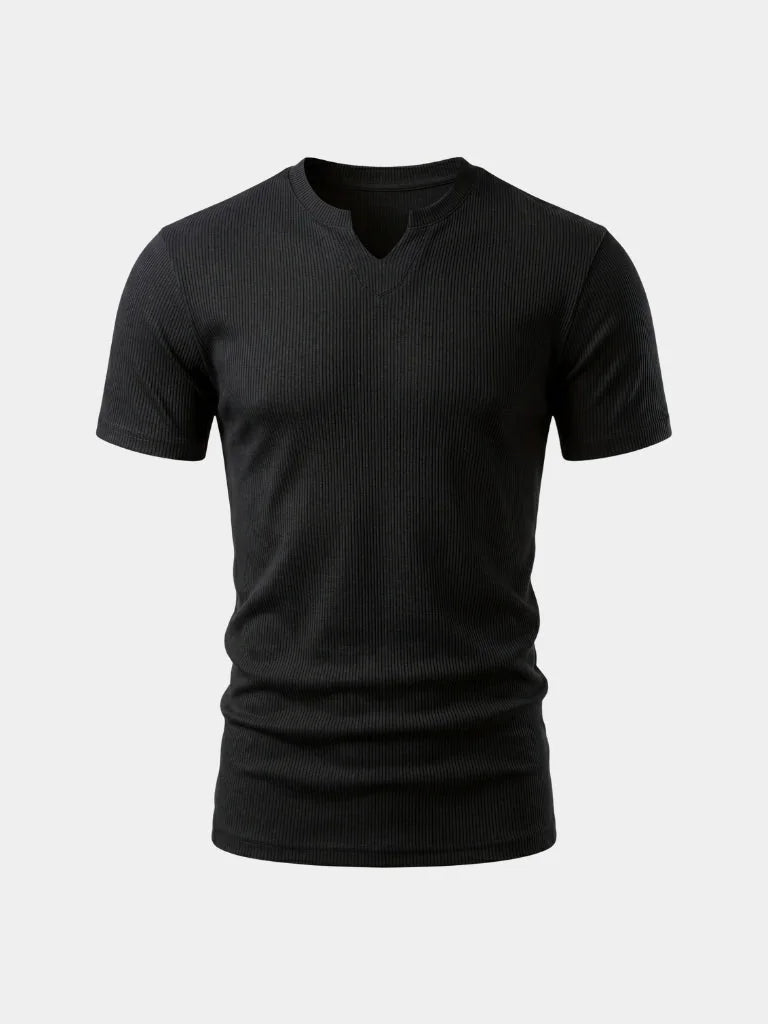 Precision Ribbed Muscle T-Shirt — Avelmontis