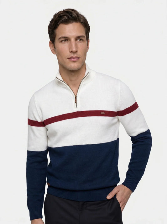 Quarter-Zip Jumper Sweater — Avelmontis