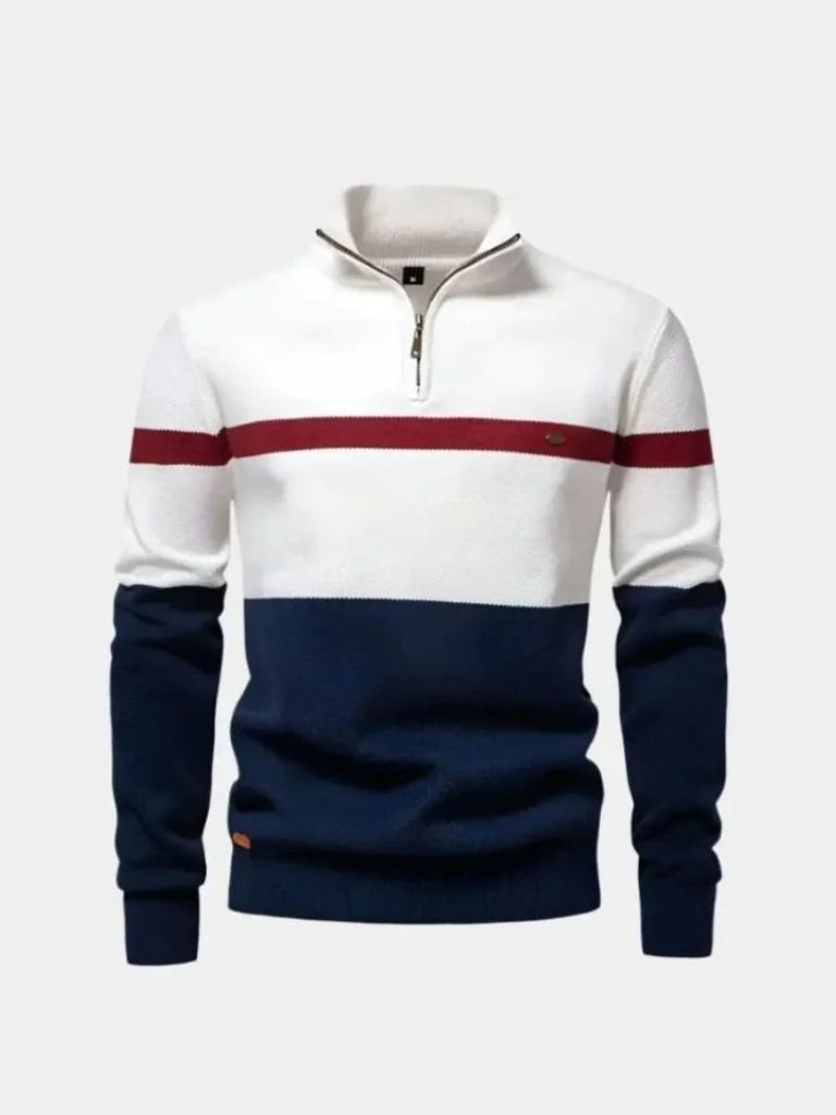 Quarter-Zip Jumper Sweater — Avelmontis