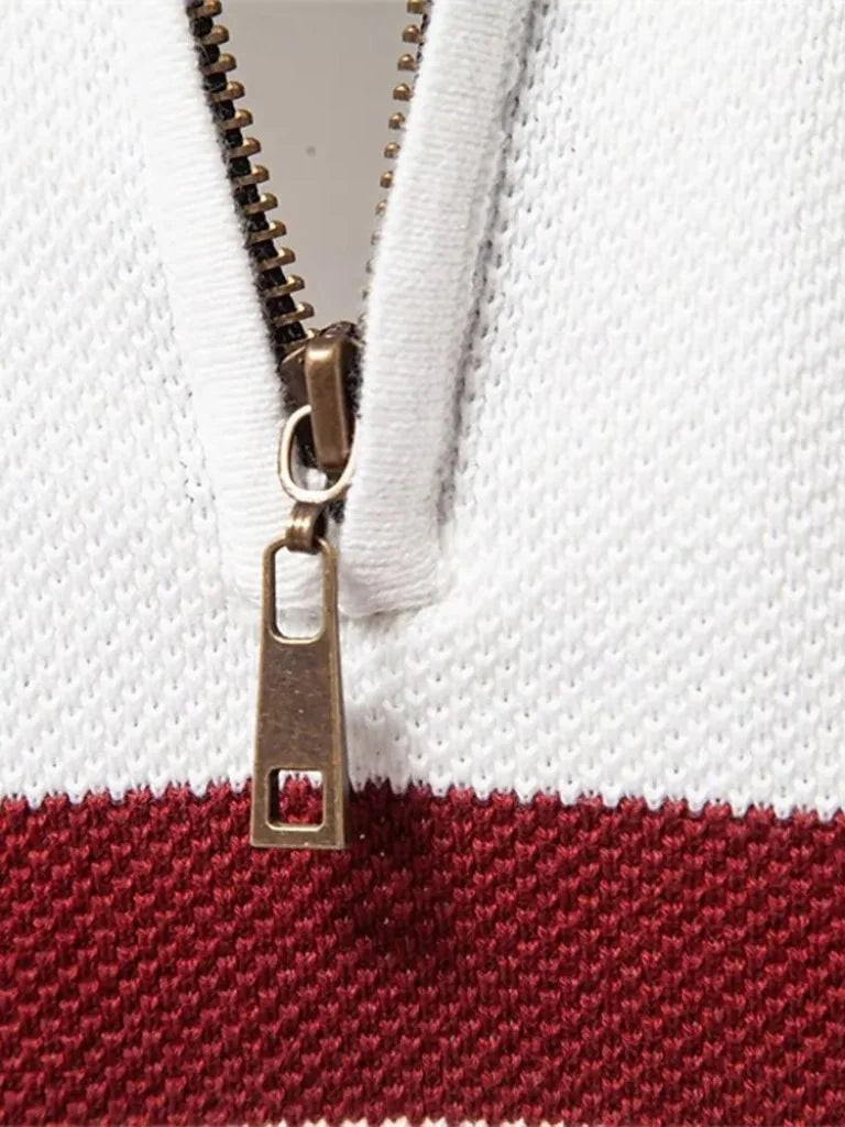 Quarter-Zip Jumper Sweater — Avelmontis