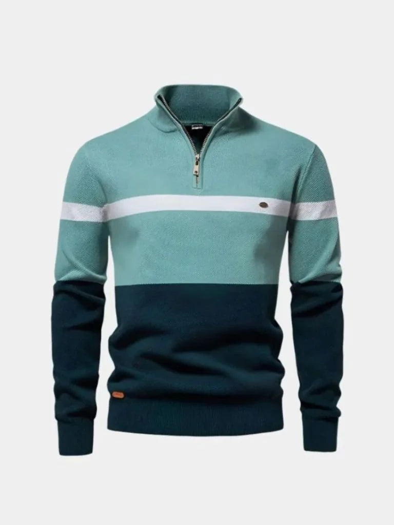 Quarter-Zip Jumper Sweater — Avelmontis