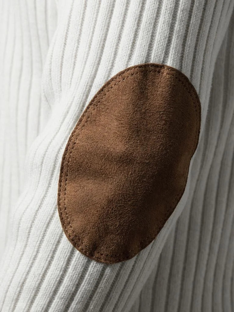 Refined High Collar Henley Sweater — Avelmontis