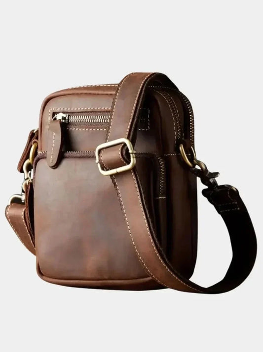 Retro Leather Men's Shoulder Bag — Avelmontis
