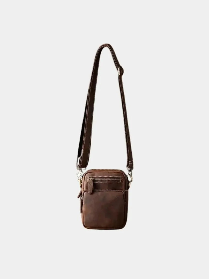 Retro Leather Men's Shoulder Bag — Avelmontis