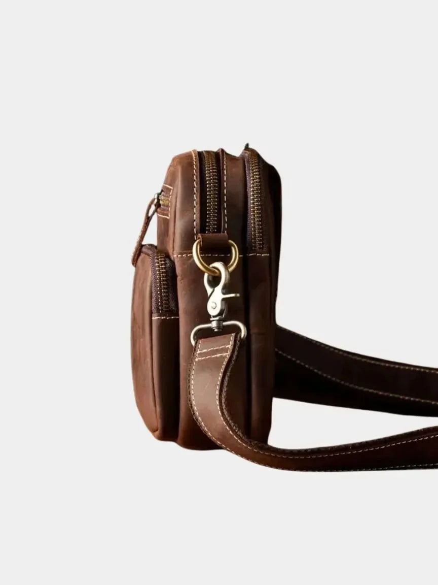 Retro Leather Men's Shoulder Bag — Avelmontis