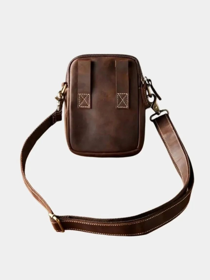 Retro Leather Men's Shoulder Bag — Avelmontis