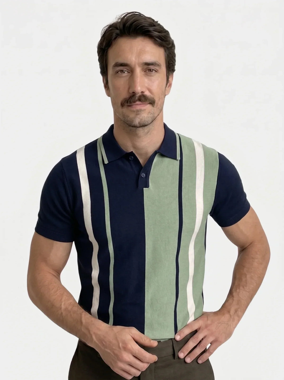 Retro Stripe Polo — Avelmontis