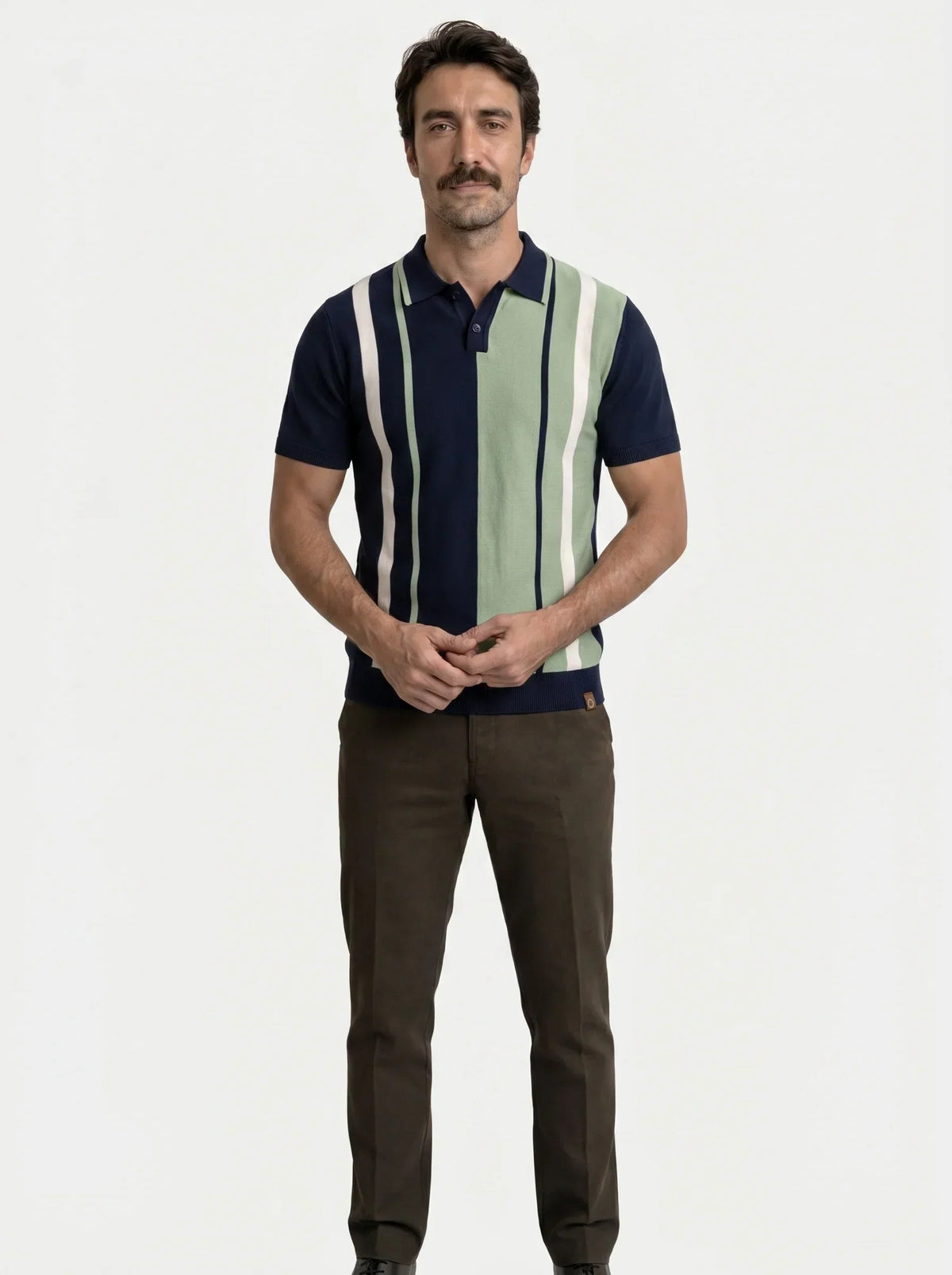 Retro Stripe Polo — Avelmontis