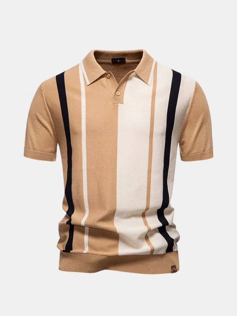 Retro Stripe Polo — Avelmontis