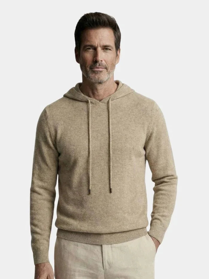 100% Cashmere Hooded Sweater | Bellmont Society