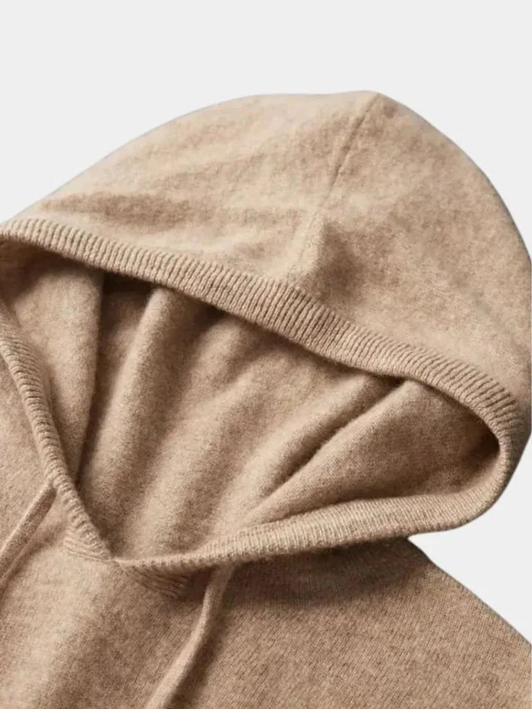 100% Cashmere Hooded Sweater | Bellmont Society