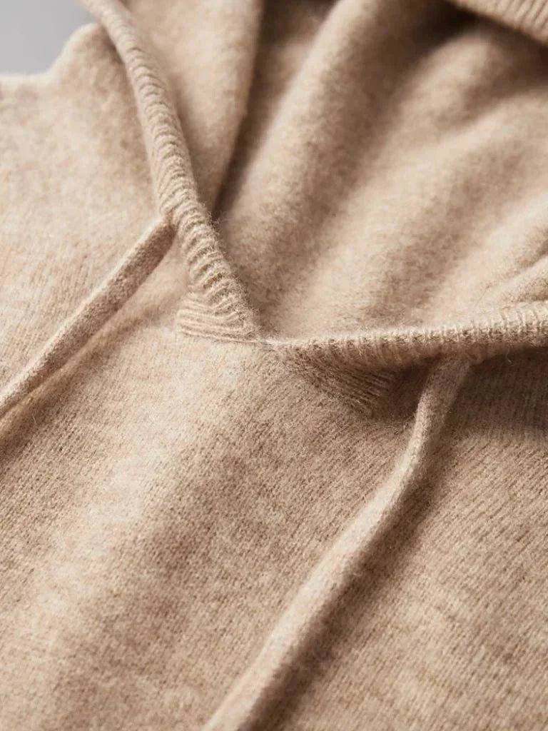 100% Cashmere Hooded Sweater | Bellmont Society