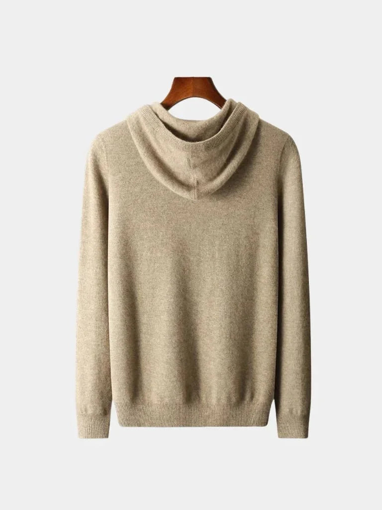 100% Cashmere Hooded Sweater | Bellmont Society