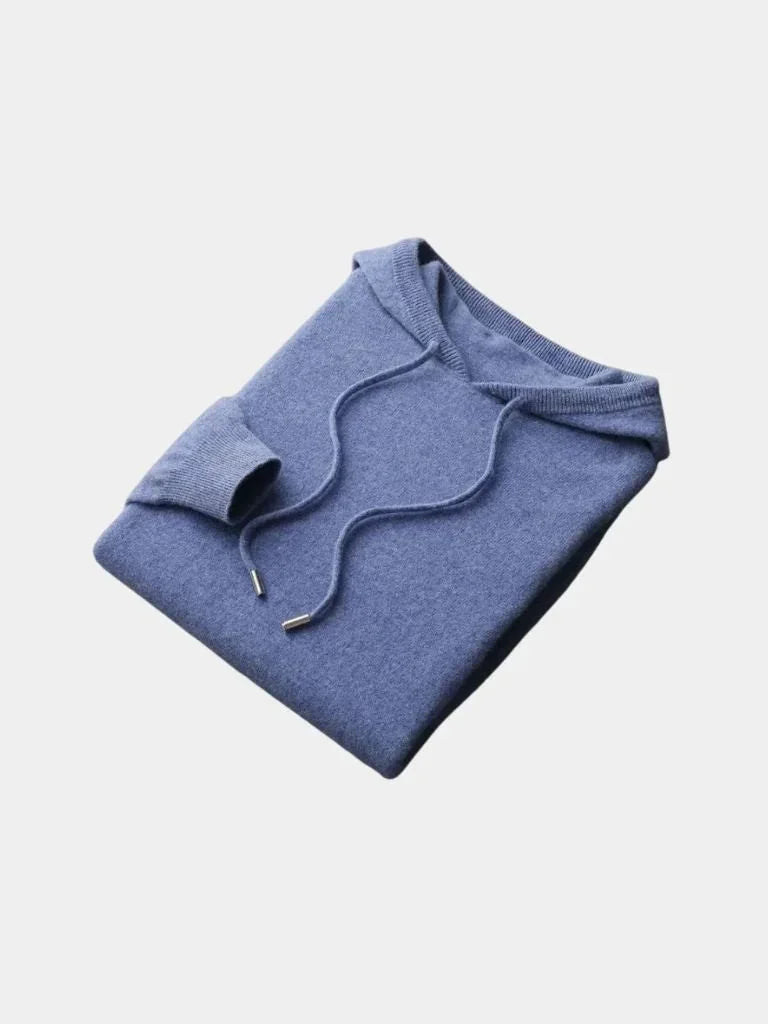 100% Cashmere Hooded Sweater | Bellmont Society