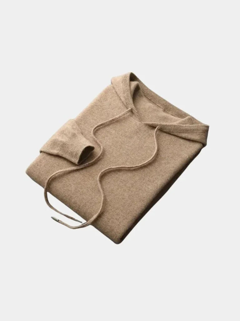 100% Cashmere Hooded Sweater | Bellmont Society