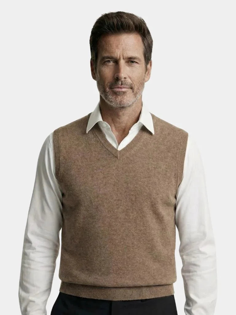 100% Merino Wool Sweater Vest | Bellmont Society