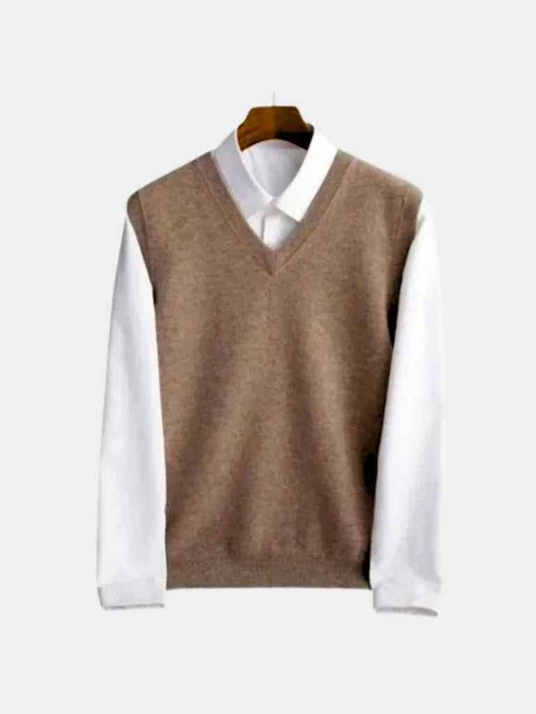 100% Merino Wool Sweater Vest | Bellmont Society