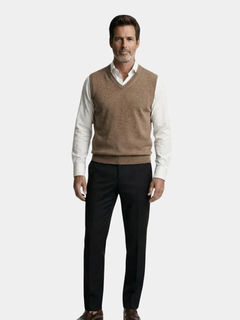100% Merino Wool Sweater Vest | Bellmont Society