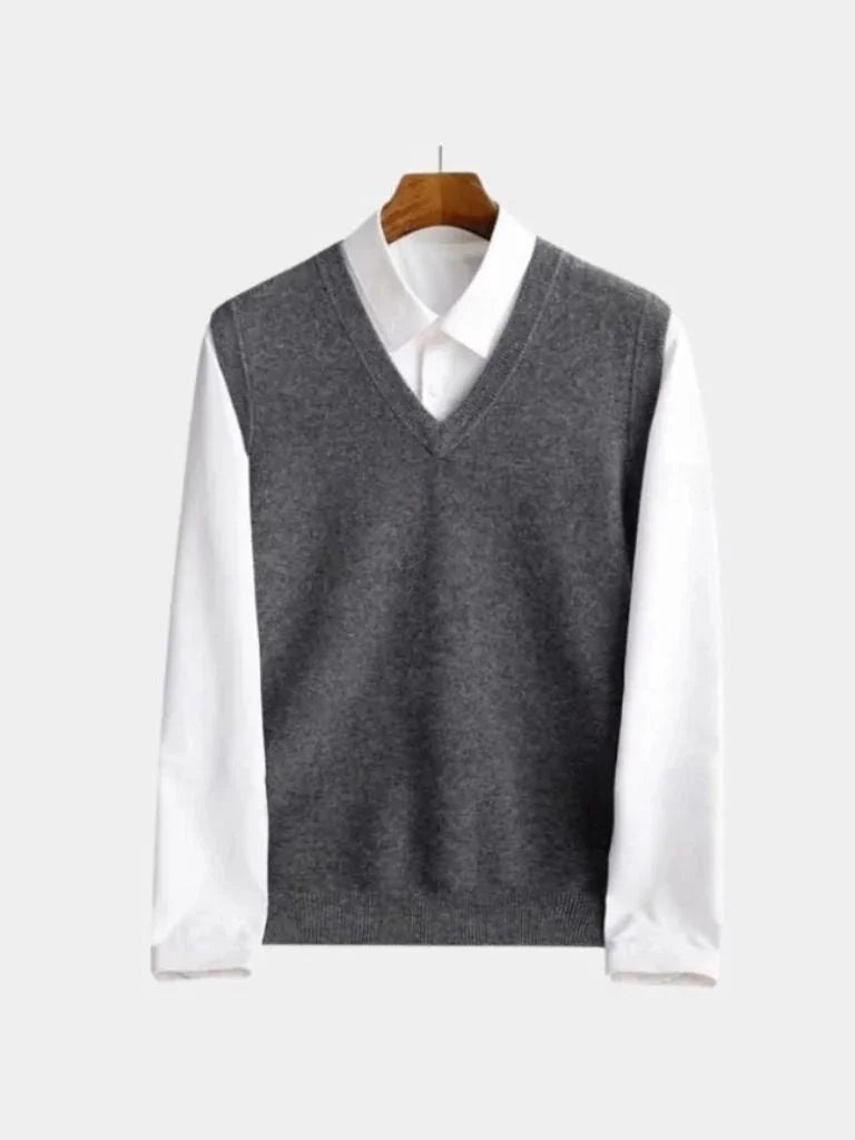 100% Merino Wool Sweater Vest | Bellmont Society