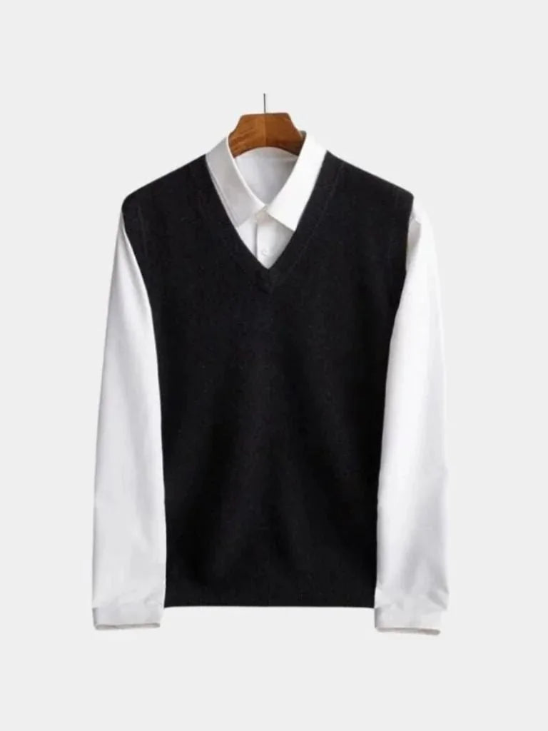 100% Merino Wool Sweater Vest | Bellmont Society