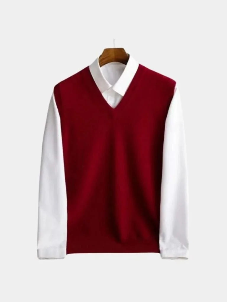 100% Merino Wool Sweater Vest | Bellmont Society