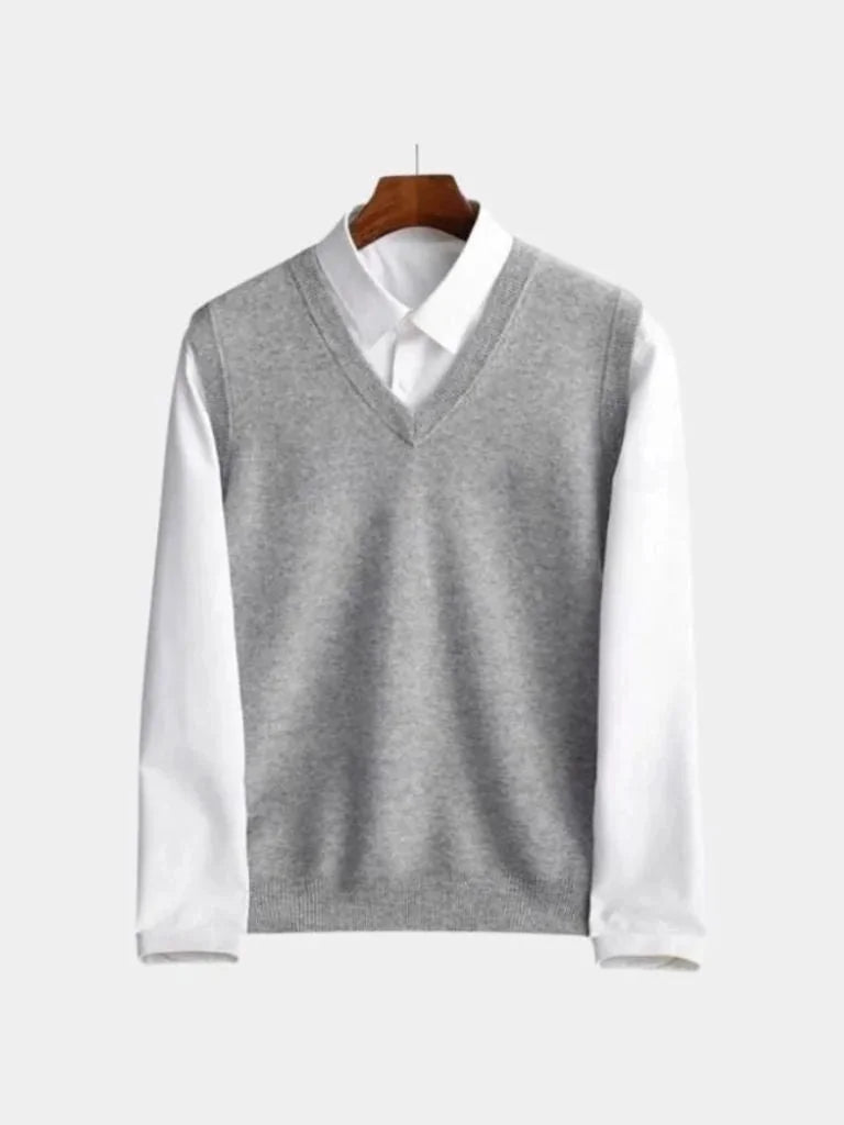 100% Merino Wool Sweater Vest | Bellmont Society