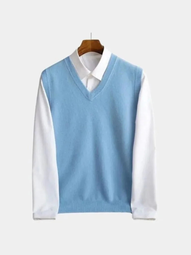 100% Merino Wool Sweater Vest | Bellmont Society