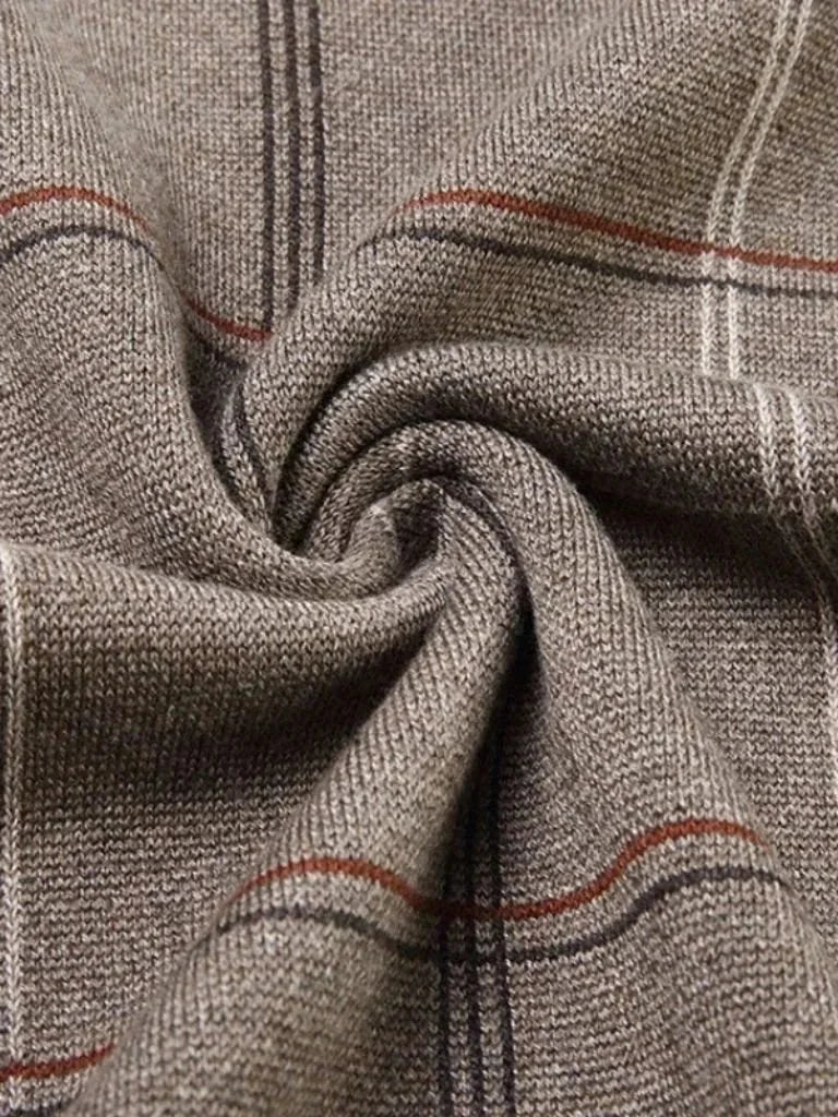 Academic Checkered Knit Vest | Bellmont Society