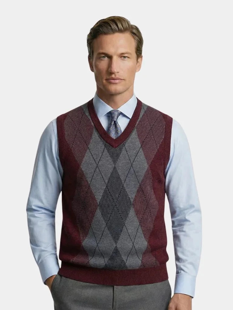 Academic Essential Knit Vest | Bellmont Society