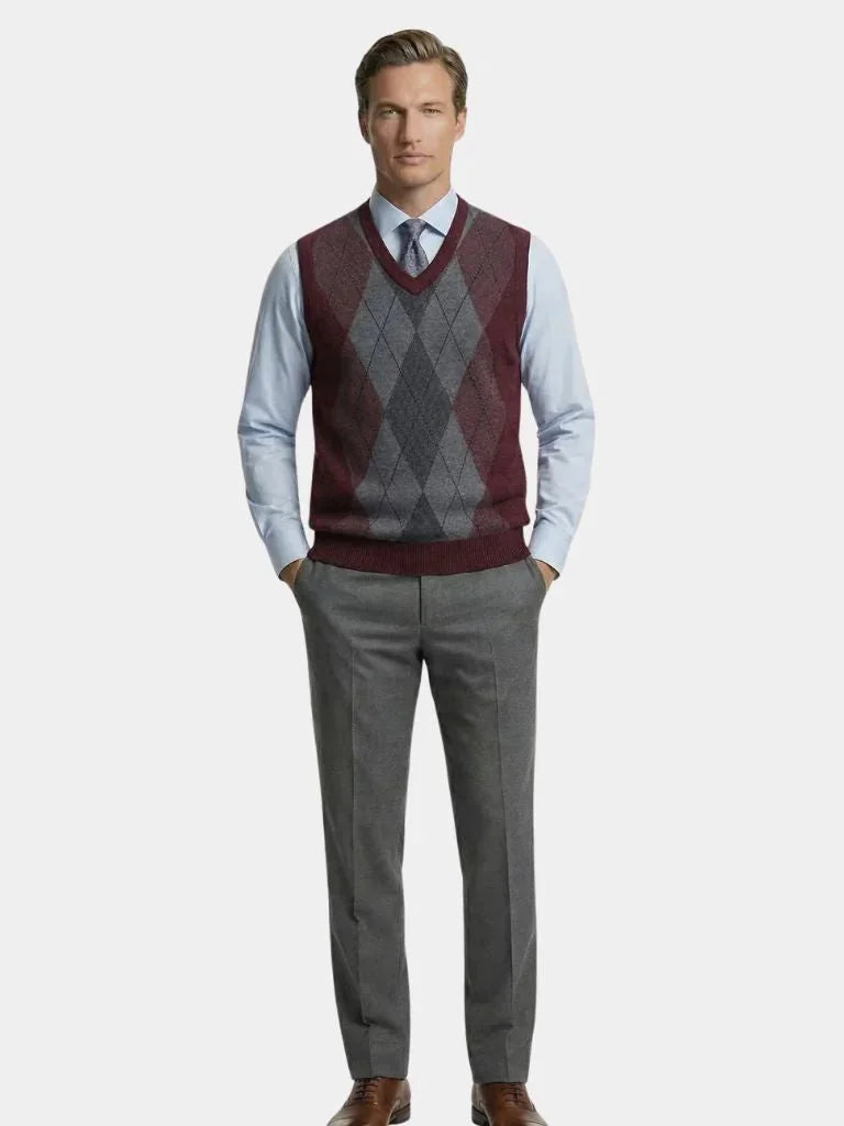 Academic Essential Knit Vest | Bellmont Society