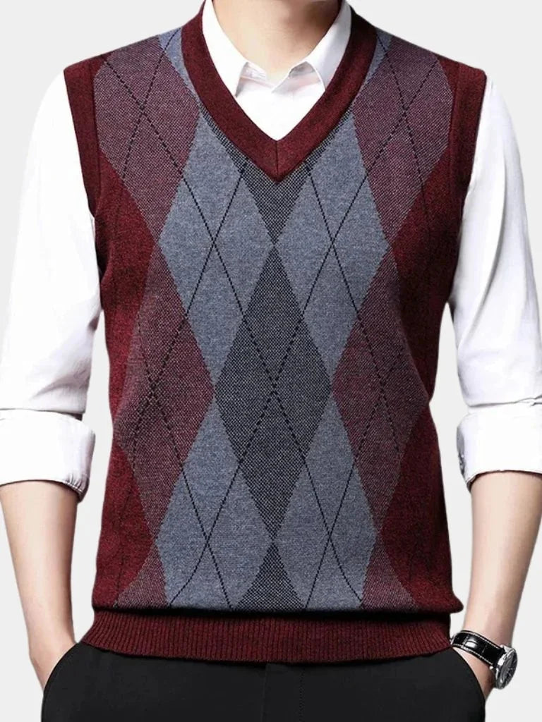Academic Essential Knit Vest | Bellmont Society