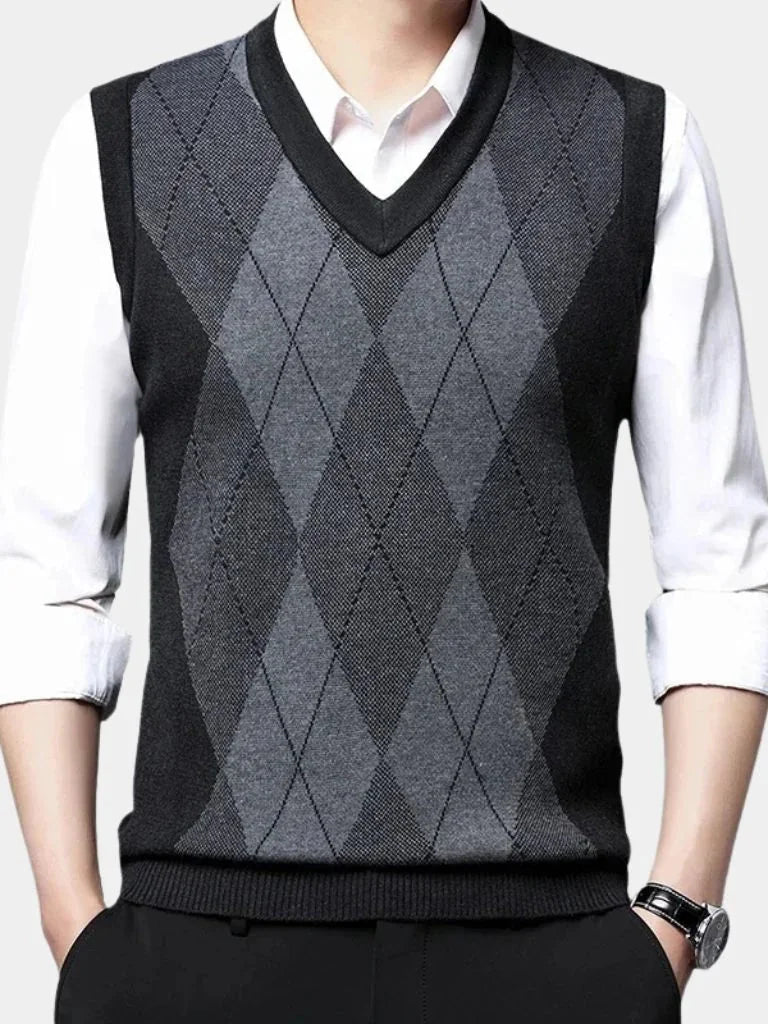 Academic Essential Knit Vest | Bellmont Society
