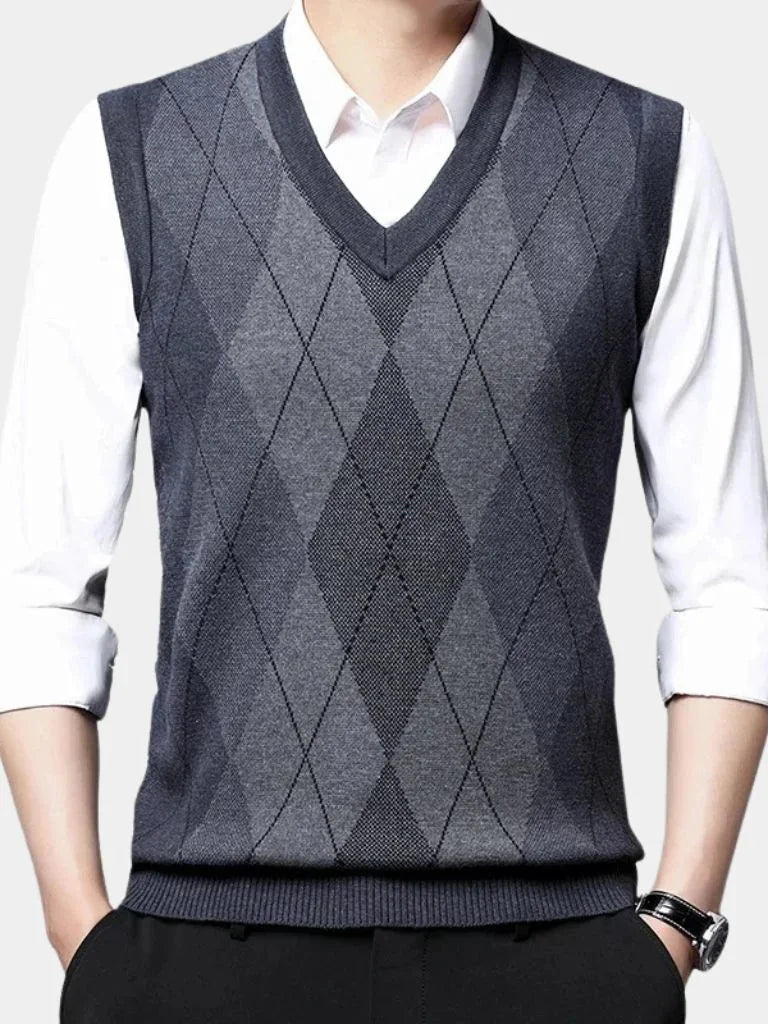 Academic Essential Knit Vest | Bellmont Society
