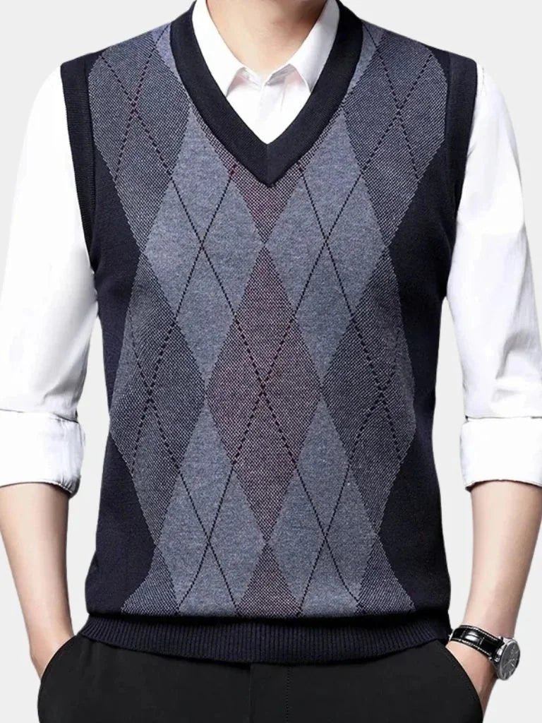 Academic Essential Knit Vest | Bellmont Society