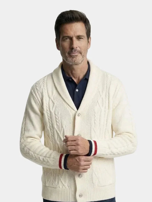 Academy Shawl-Neck Knit | Bellmont Society