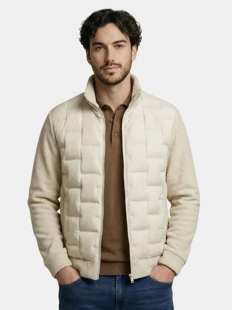 Alpine Cream Hybrid Jacket | Bellmont Society
