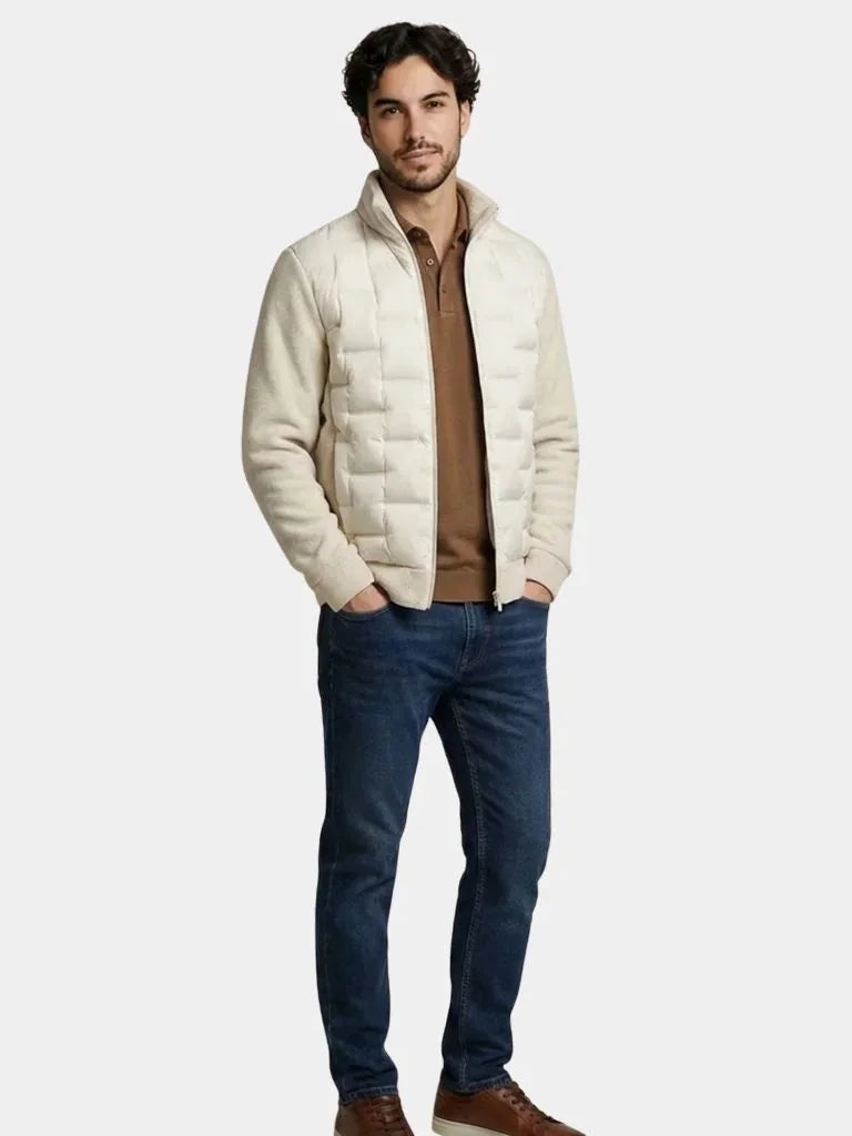 Alpine Cream Hybrid Jacket | Bellmont Society